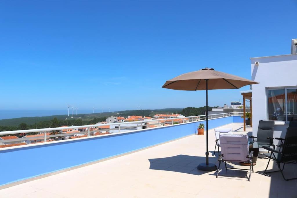 Villa Sitio Penthouse - Big Terrace With Sea View & Bbq à Nazaré Extérieur photo